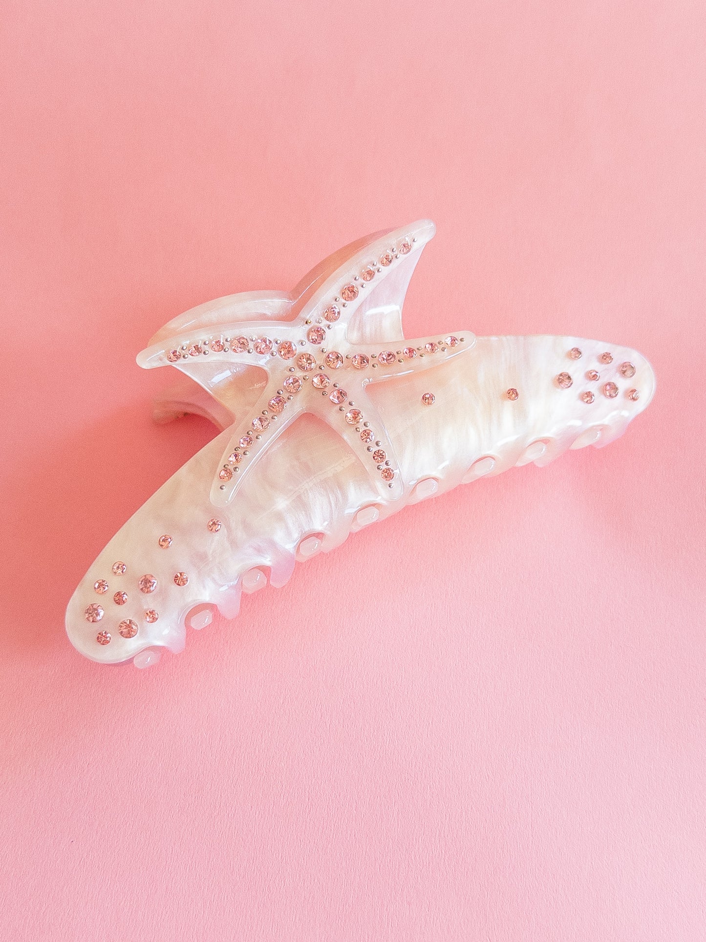 Gem Starfish Hair Claw Clip