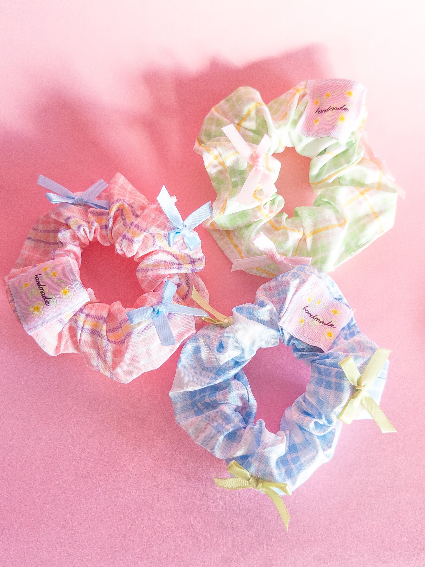 Picnic Plaid Scrunchies