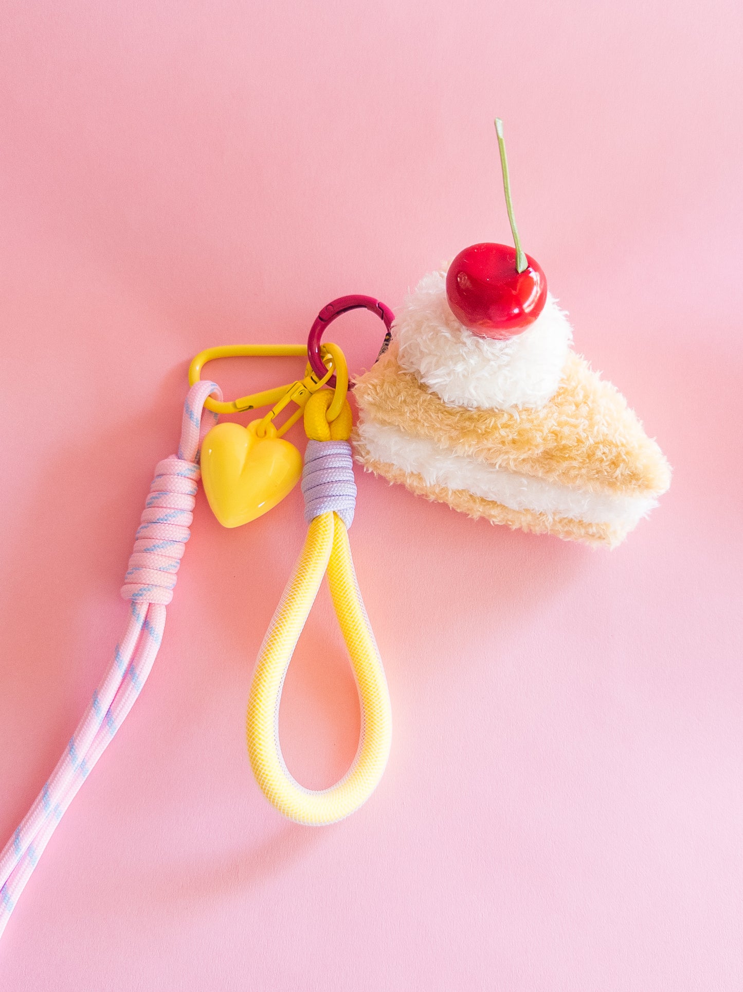 Plushie Cherry Cake Slice Backpack/Bag Charm