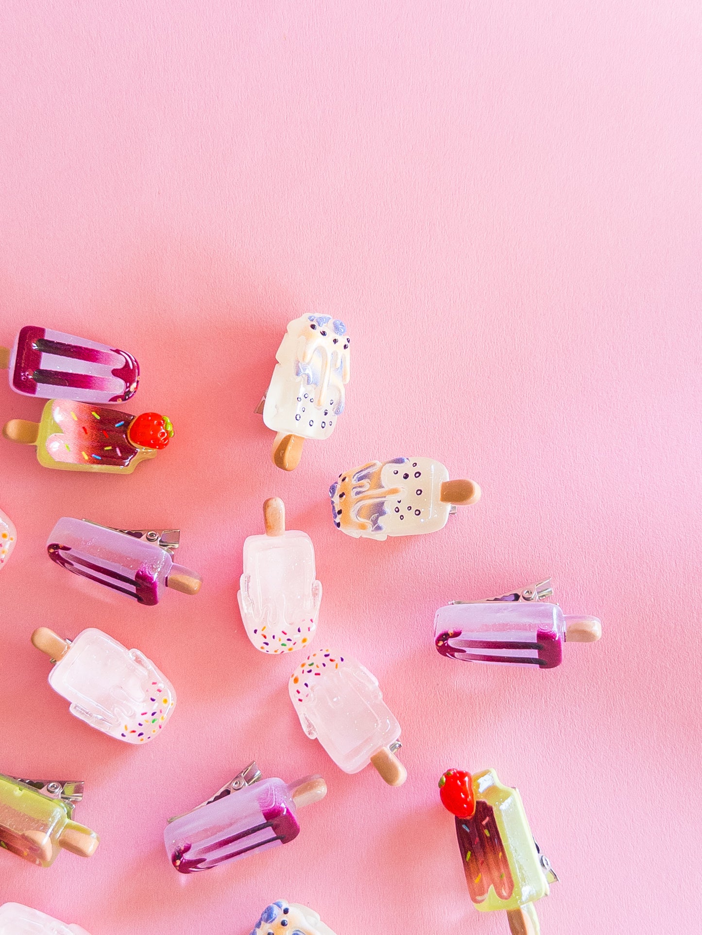 Dot Pops Ice Treats Hair Clips