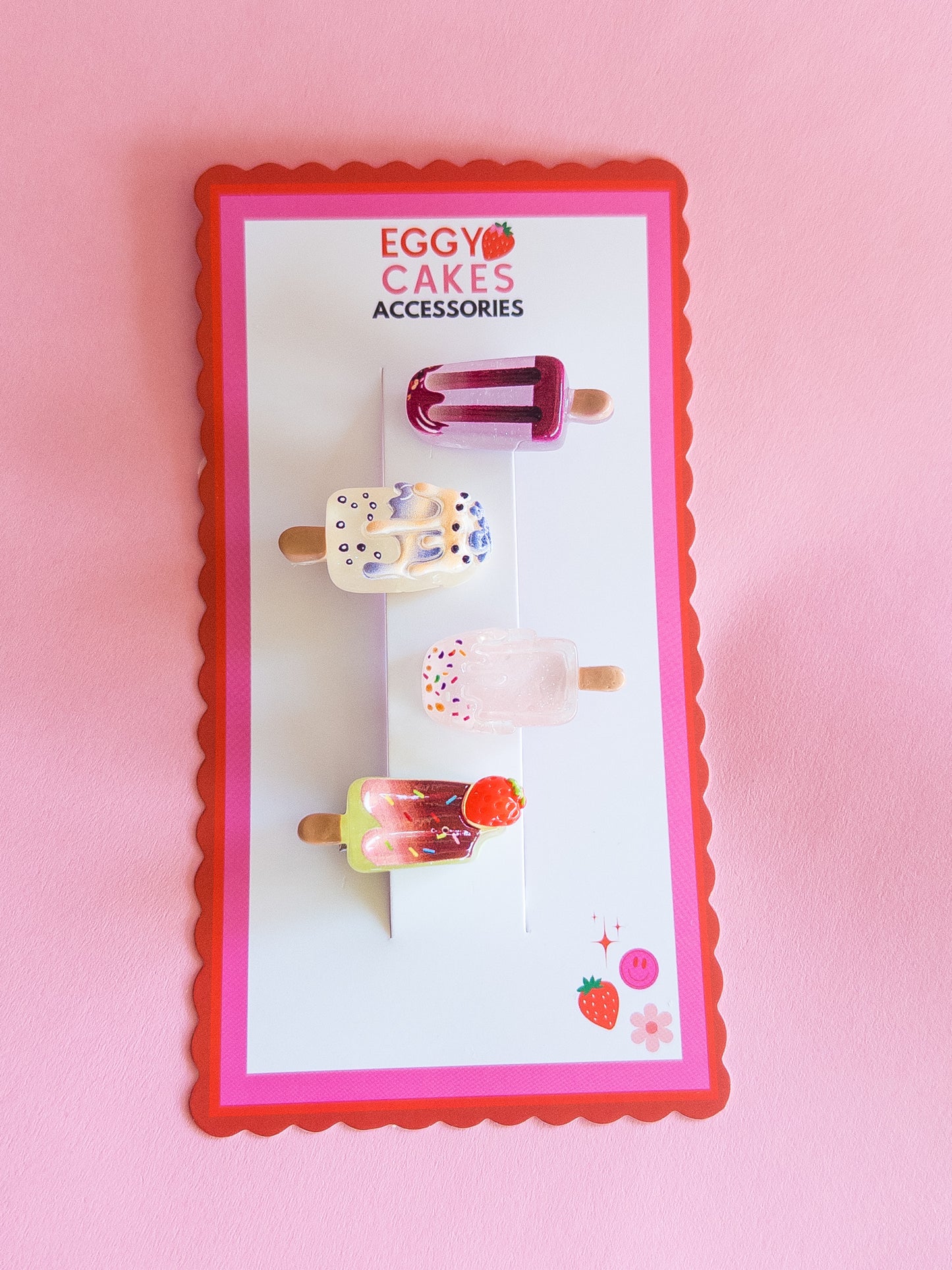 Dot Pops Ice Treats Hair Clips