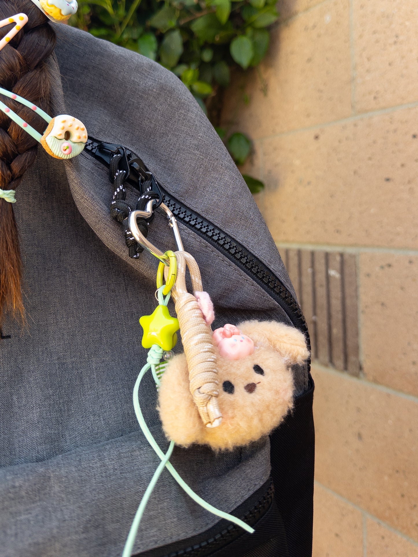 Plushie Dog Backpack/Bag Charm