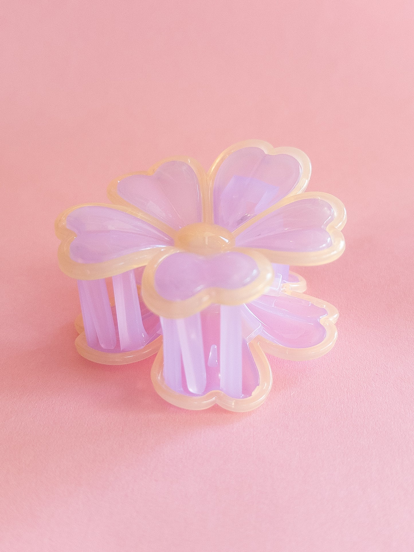 Jelly Flower Hair Claw Clip