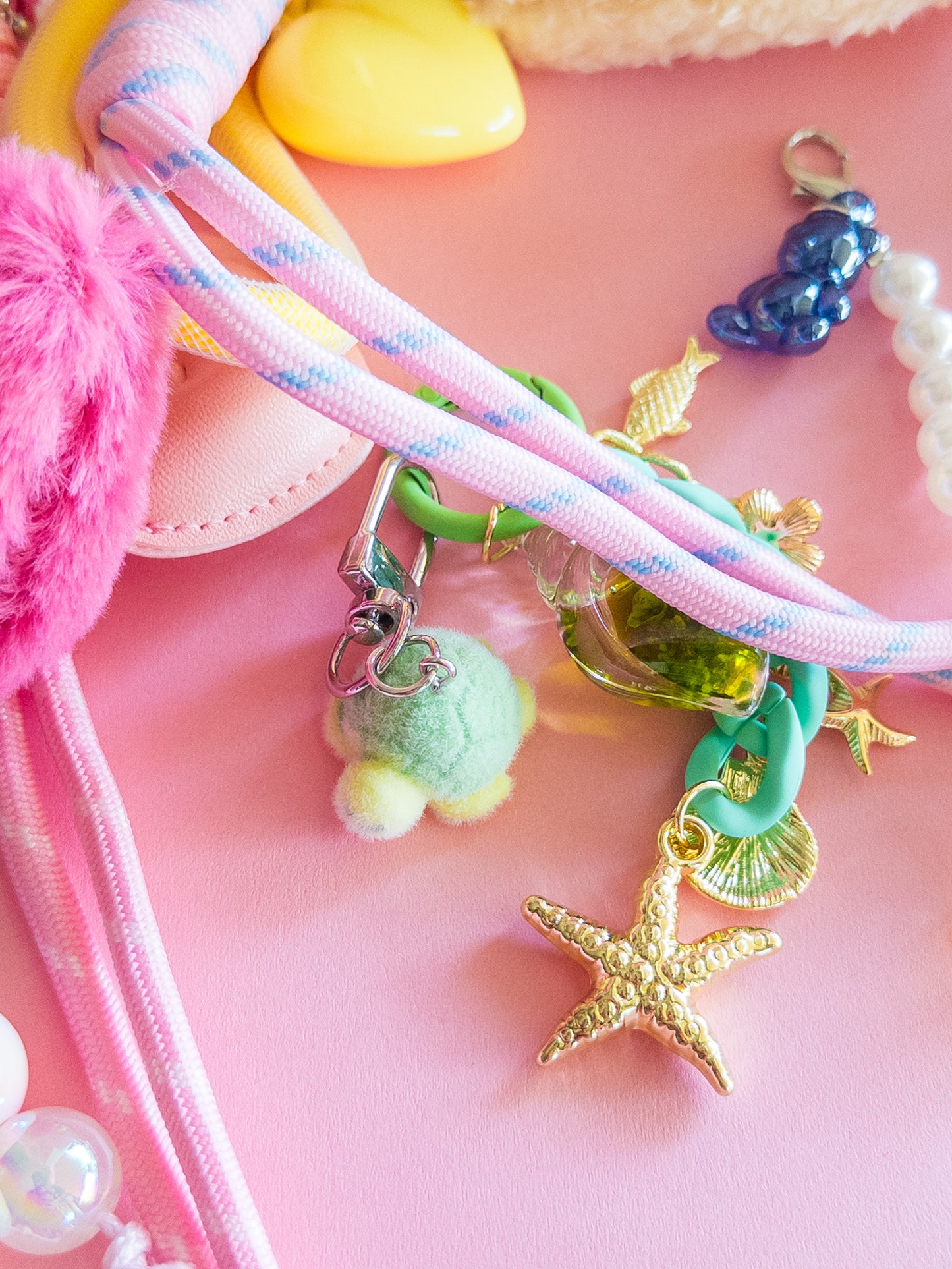 Fuzzy Sea Turtle Backpack/Bag Charm