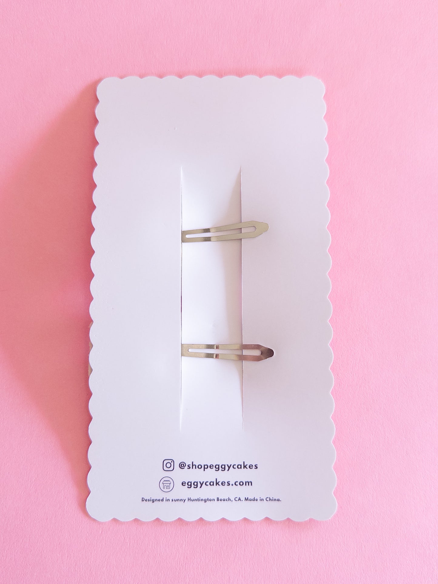 Fish Seashell Faux Leather Hair Clips