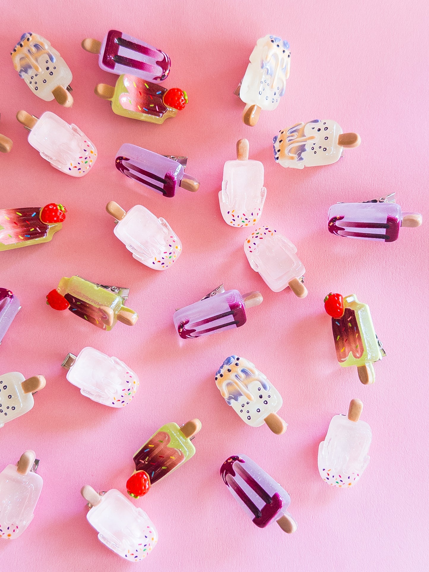 Dot Pops Ice Treats Hair Clips