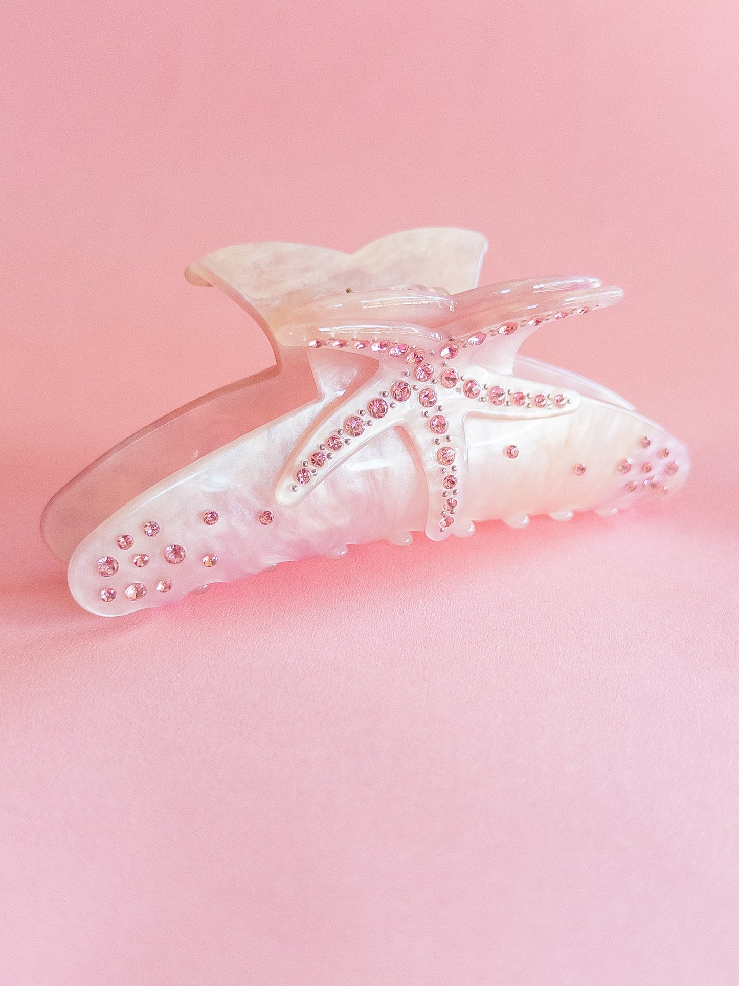 Gem Starfish Hair Claw Clip