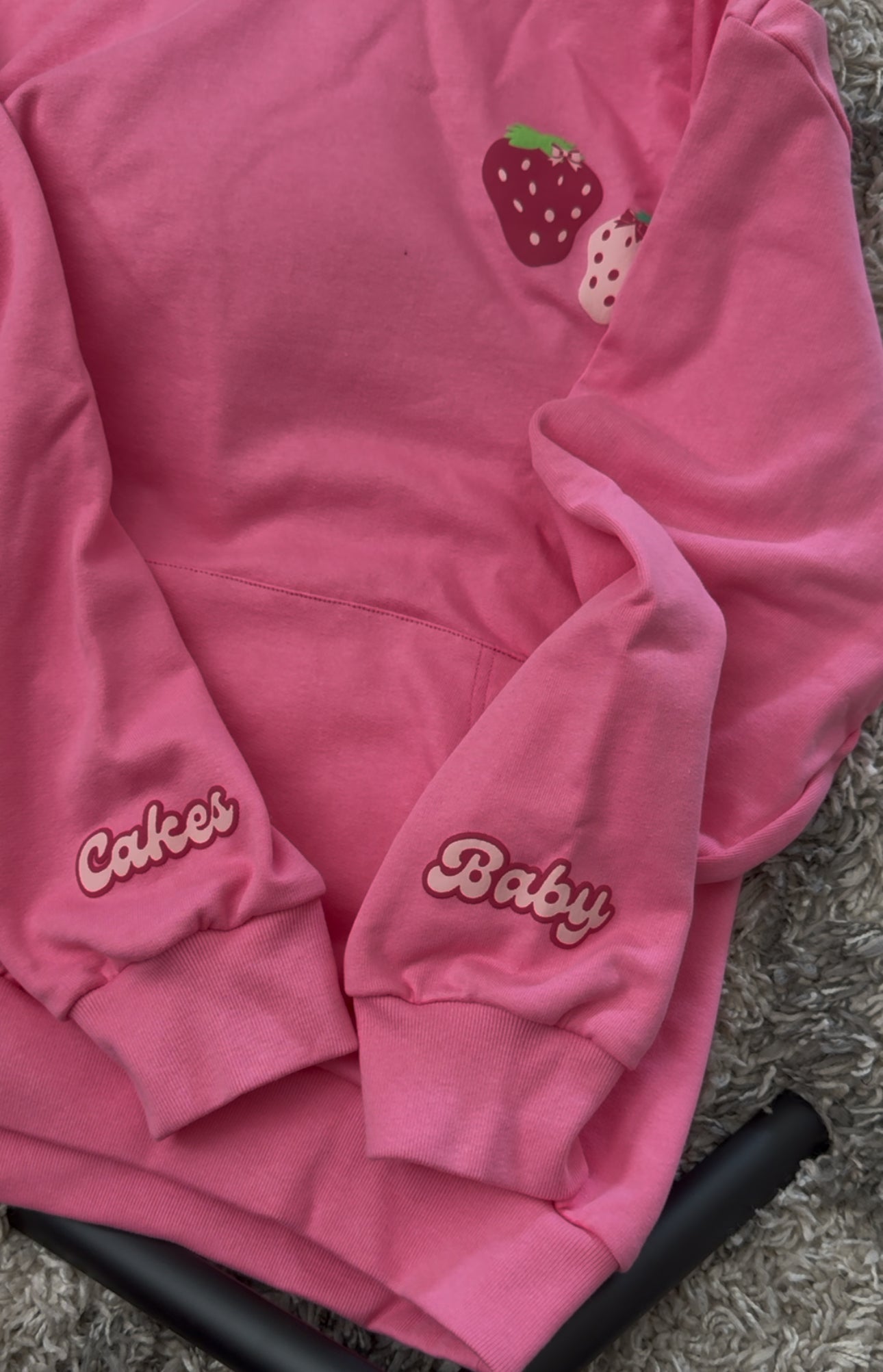 Eggy Cakes Strawberry Hoodie - Kids