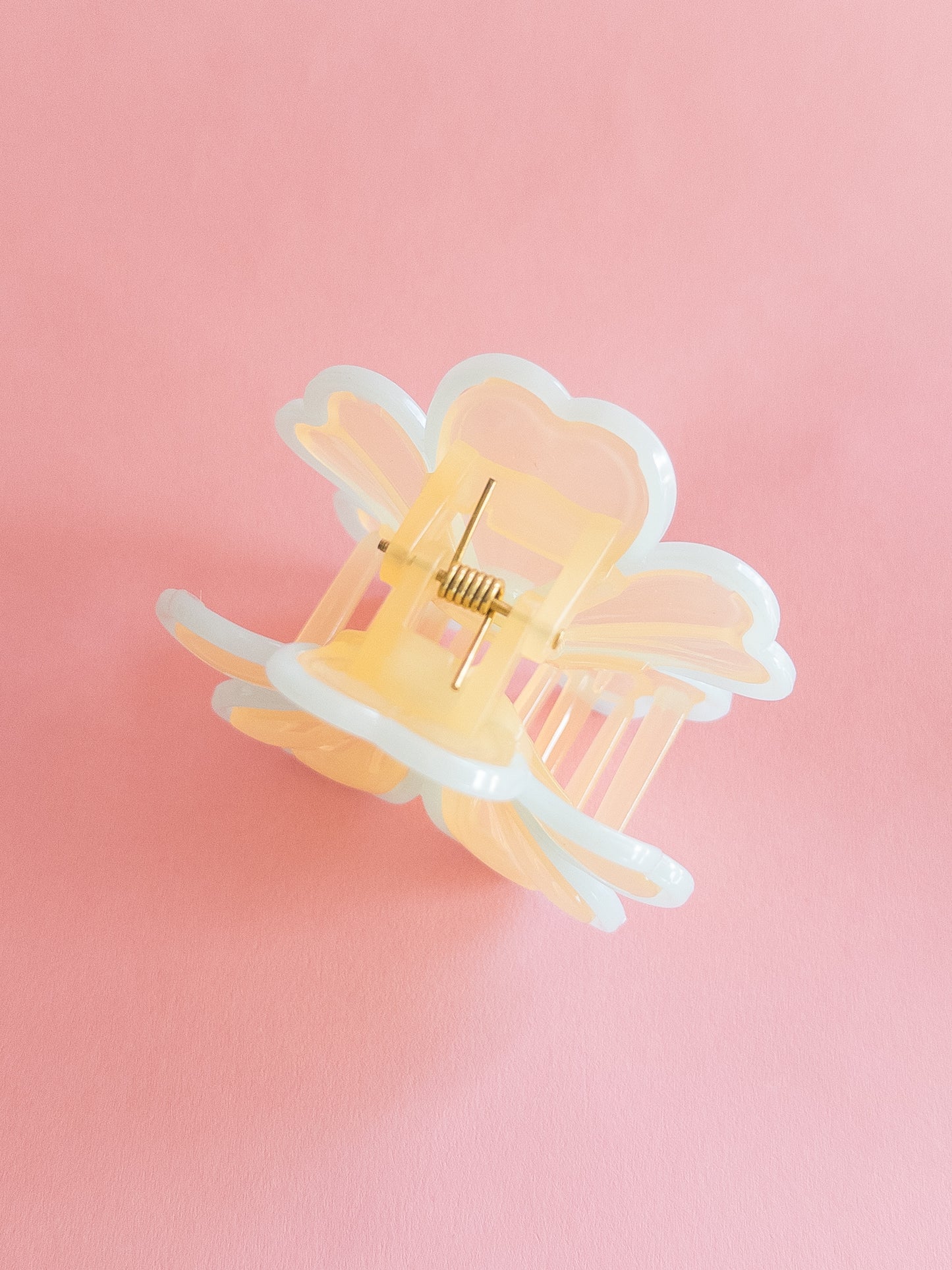 Jelly Flower Hair Claw Clip