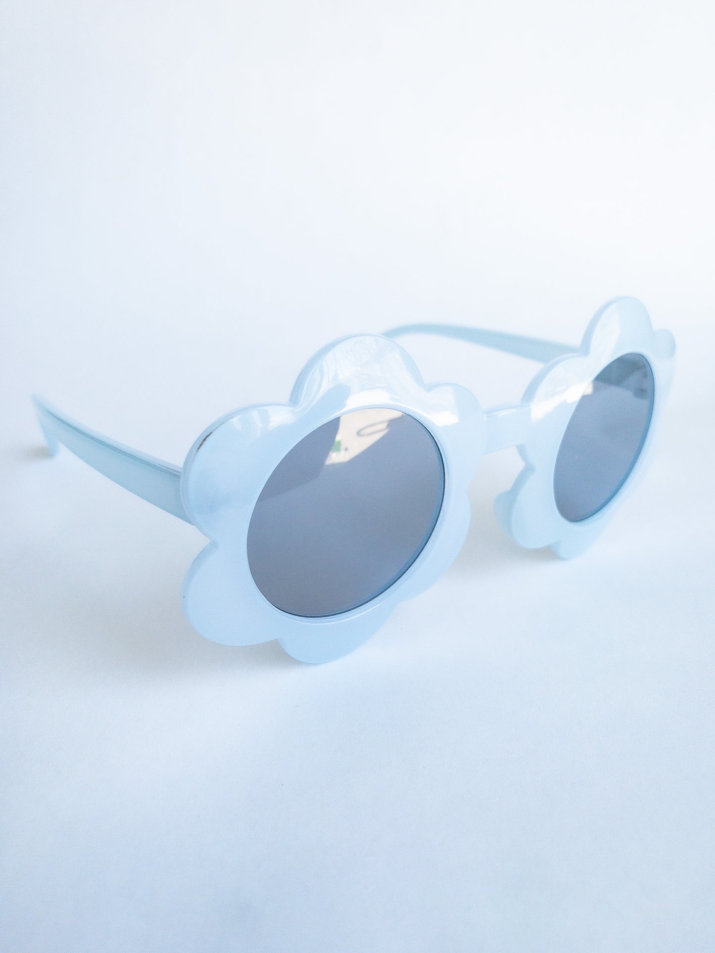 Flower Sunglasses for Kids in Jelly Blue