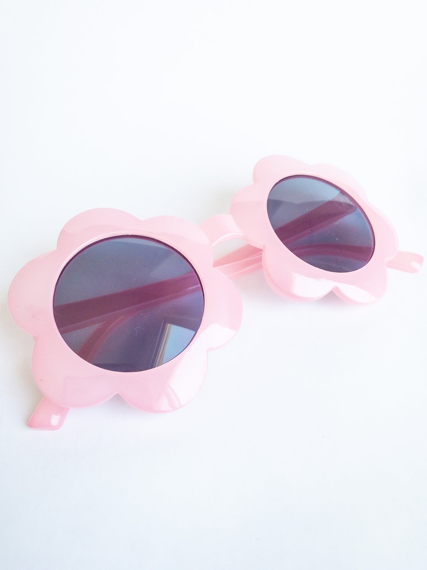 Flower Sunglasses for Kids in Jelly Pink